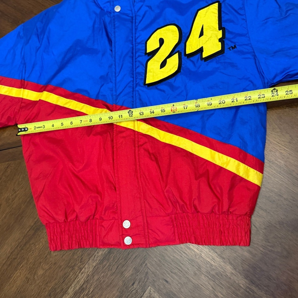 Chase Authentics Jeff Gordon NASCAR Jacket 24 Dupont Vintage Blue Red Yellow M - Picture 4 of 6